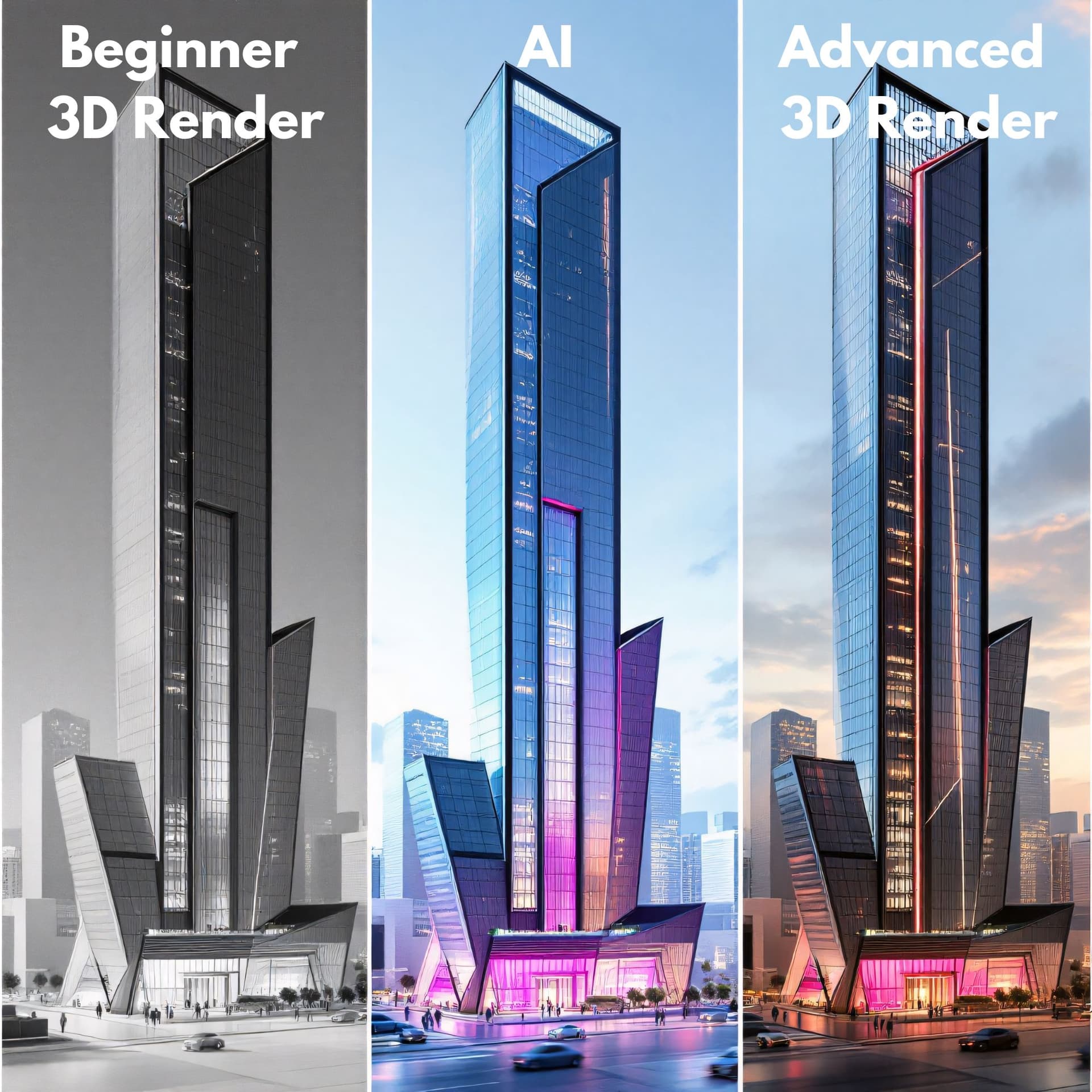 Impact of Superb Render Quality in Architecture Design (AI vs ArchViz)